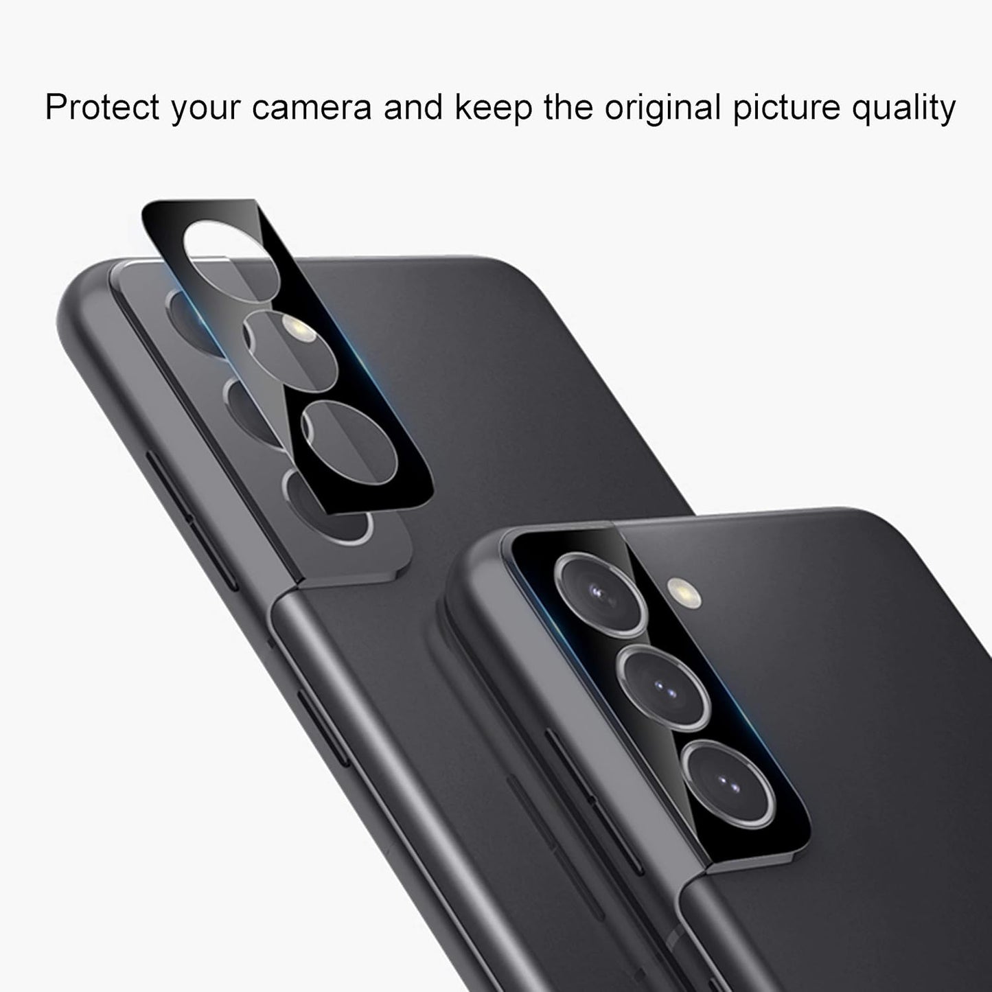 Ailun Screen Protector for Galaxy S22+/S22 Plus 5G 6.6 Inch Display 3Pack + 3Pack Camera Lens Tempered Glass Fingerprint Unlock 0.25mm Clear Anti-Scratch Case Friendly [Not For S22 Ultra]