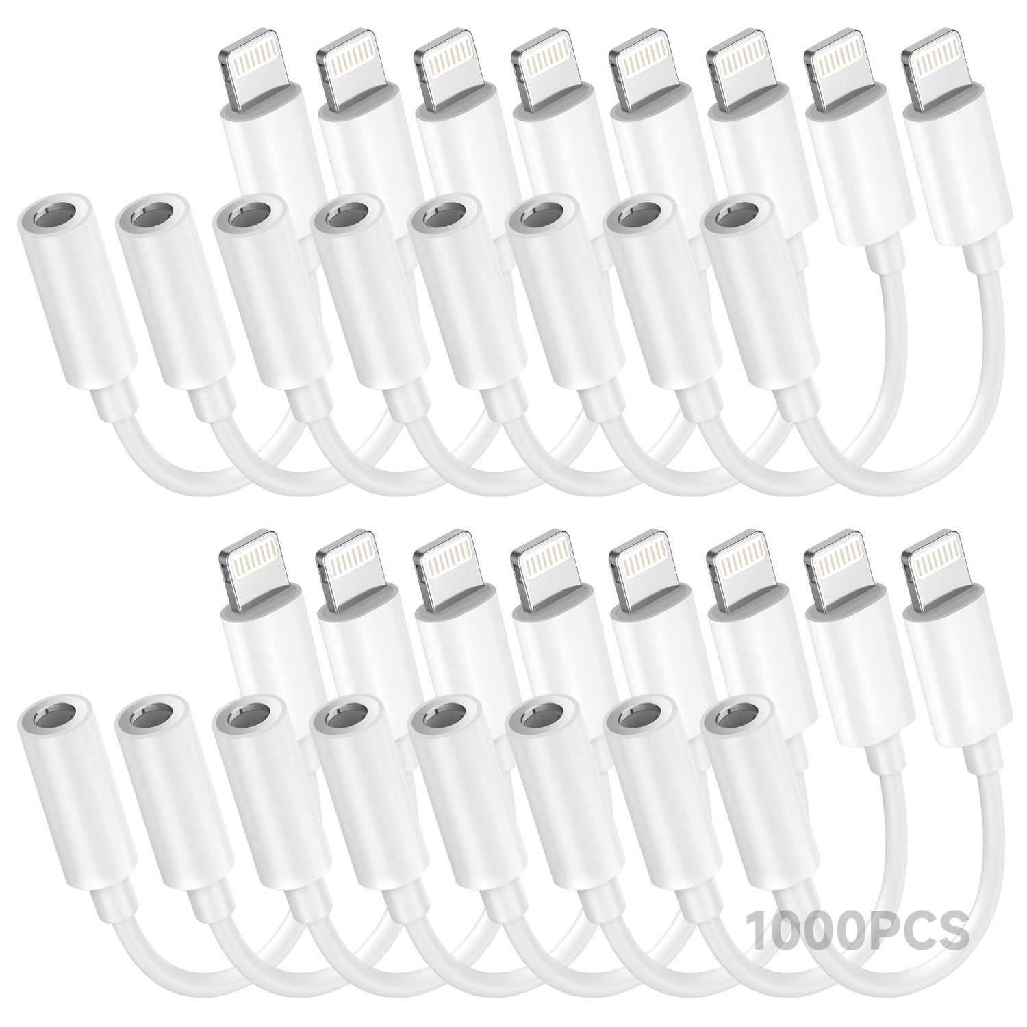 [Apple MFi Certified] 2 Pack Lightning to 3.5 mm Headphone Jack Adapter, iPhone Aux Adapter Converter Dongle Audio Cable Compatible with iPhone 14 13 12 11 X XS 8 7
