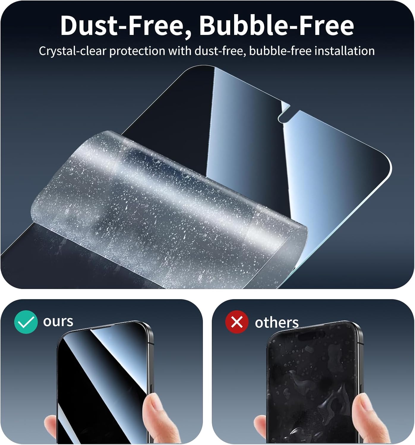Privacy Screen Protector and Camera Lens Protector for Samsung Galaxy S23, Double Shatterproof Anti-Spy Tempered Glass Film, Private Protection, [Anti-Scratch][9H Hardness], 3-Pack Each
