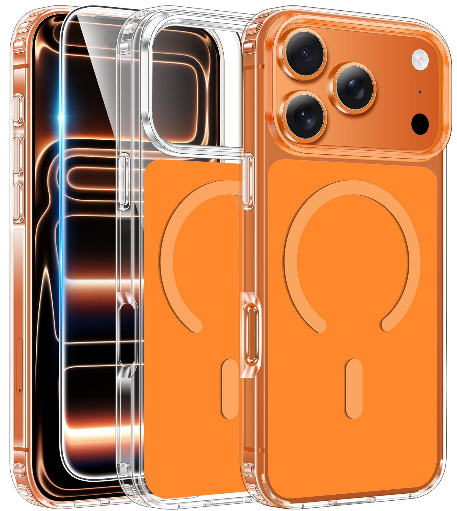 FNTCASE for Motorola Moto G-Power-5G-2026 Case: for Moto G Power 2025 Case Clear Slim Anti Yellowing Cell Phone Cover - Rugged Shockproof Protective Bumper Transparent Phonecase (Clear Magnetic)