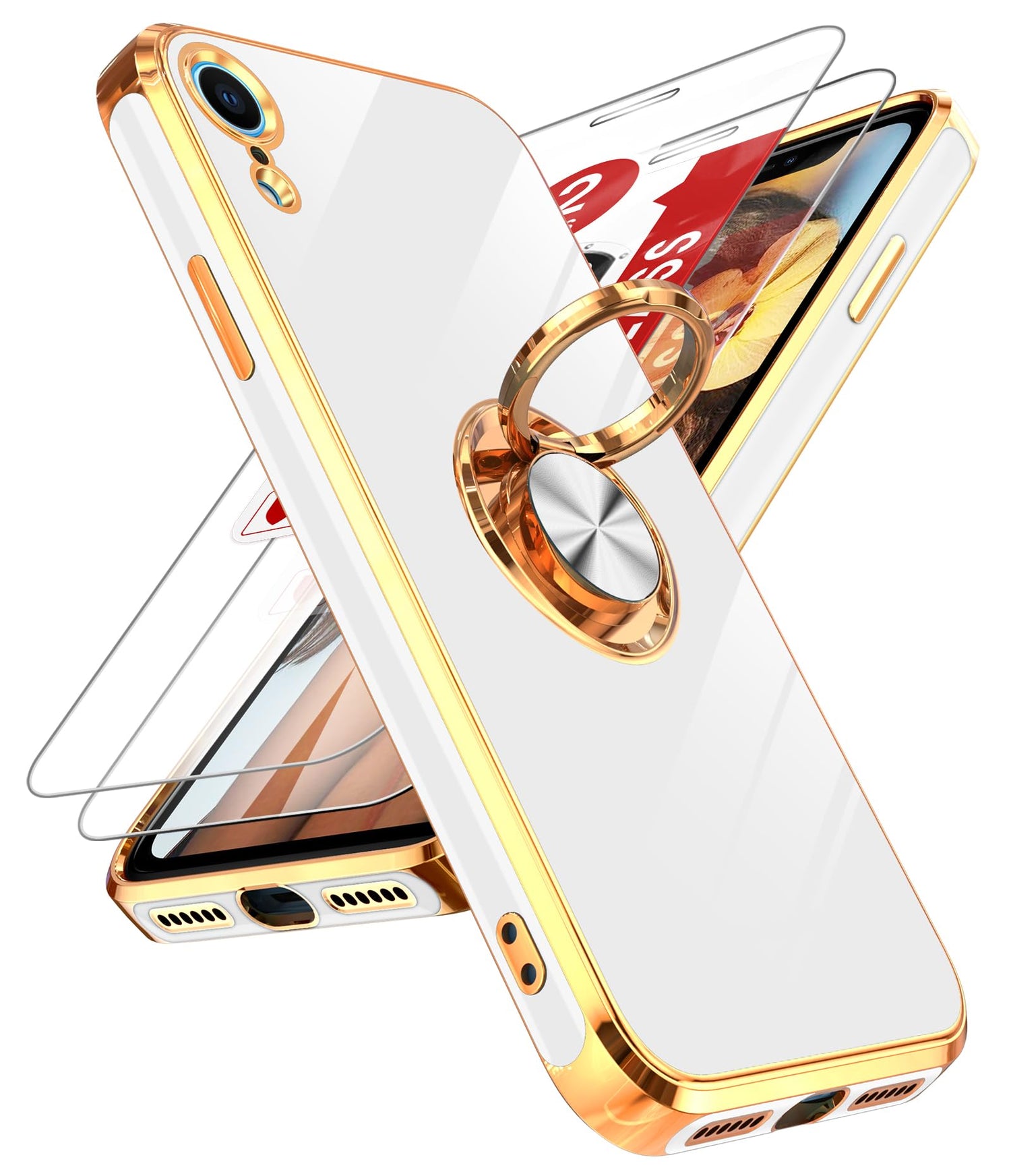 LeYi for Galaxy A37 5G Phone Case with 360°Rotatable Magnetic Kickstand