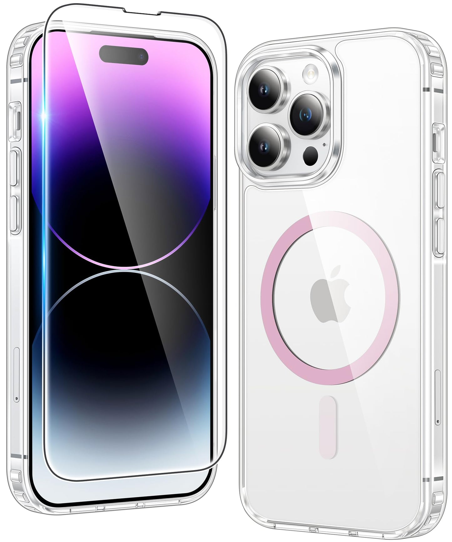 FNTCASE for Motorola Moto G-Power-5G-2026 Case: for Moto G Power 2025 Case Clear Slim Anti Yellowing Cell Phone Cover - Rugged Shockproof Protective Bumper Transparent Phonecase (Clear Magnetic)