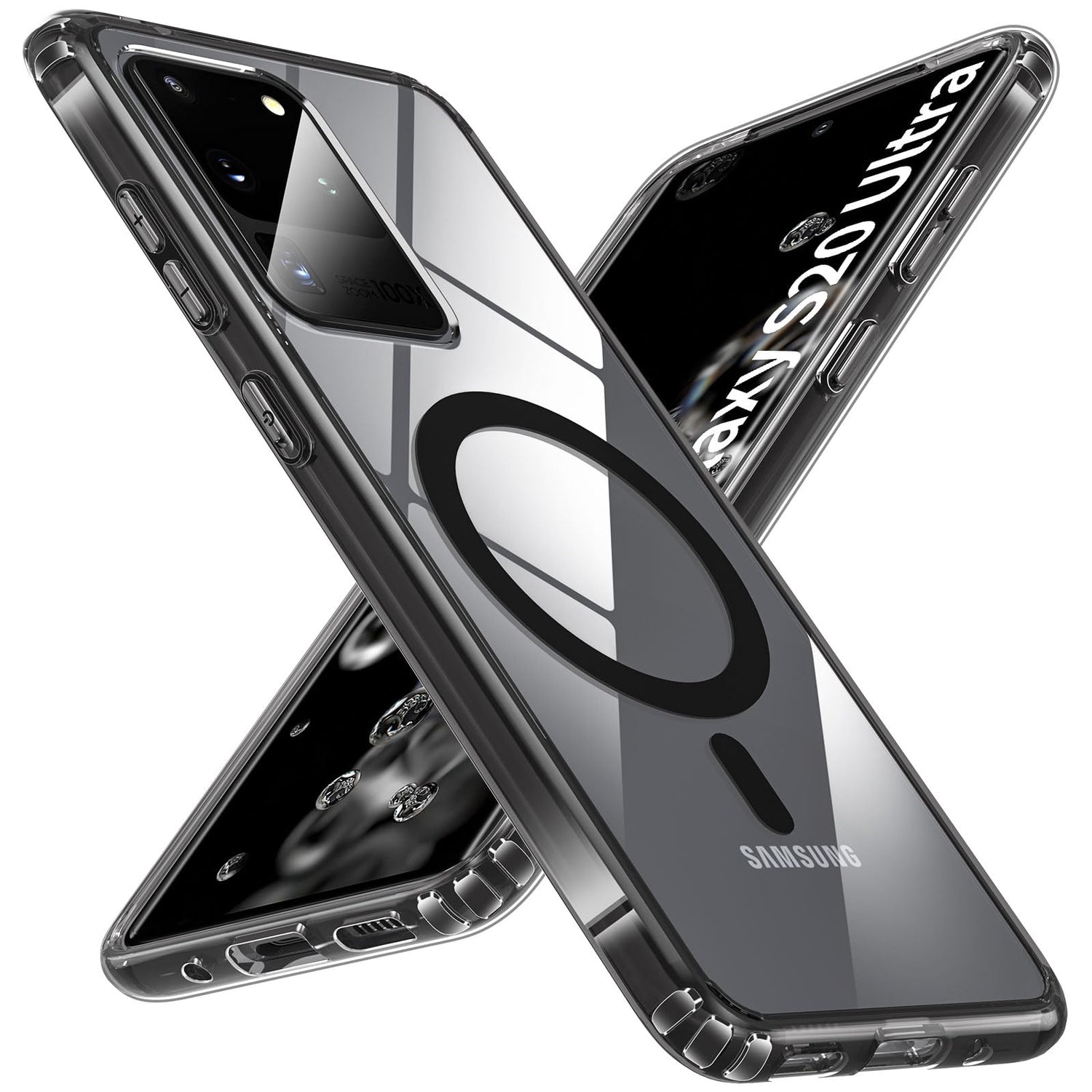 OWKEY Case for Samsung Galaxy Note 20,Magnetic Galaxy Note 20 Phone Case [Compatible with MagSafe] Anti-Fingerprint Translucent Matte Shockproof Protective Case for Samsung Note 20 (Black)