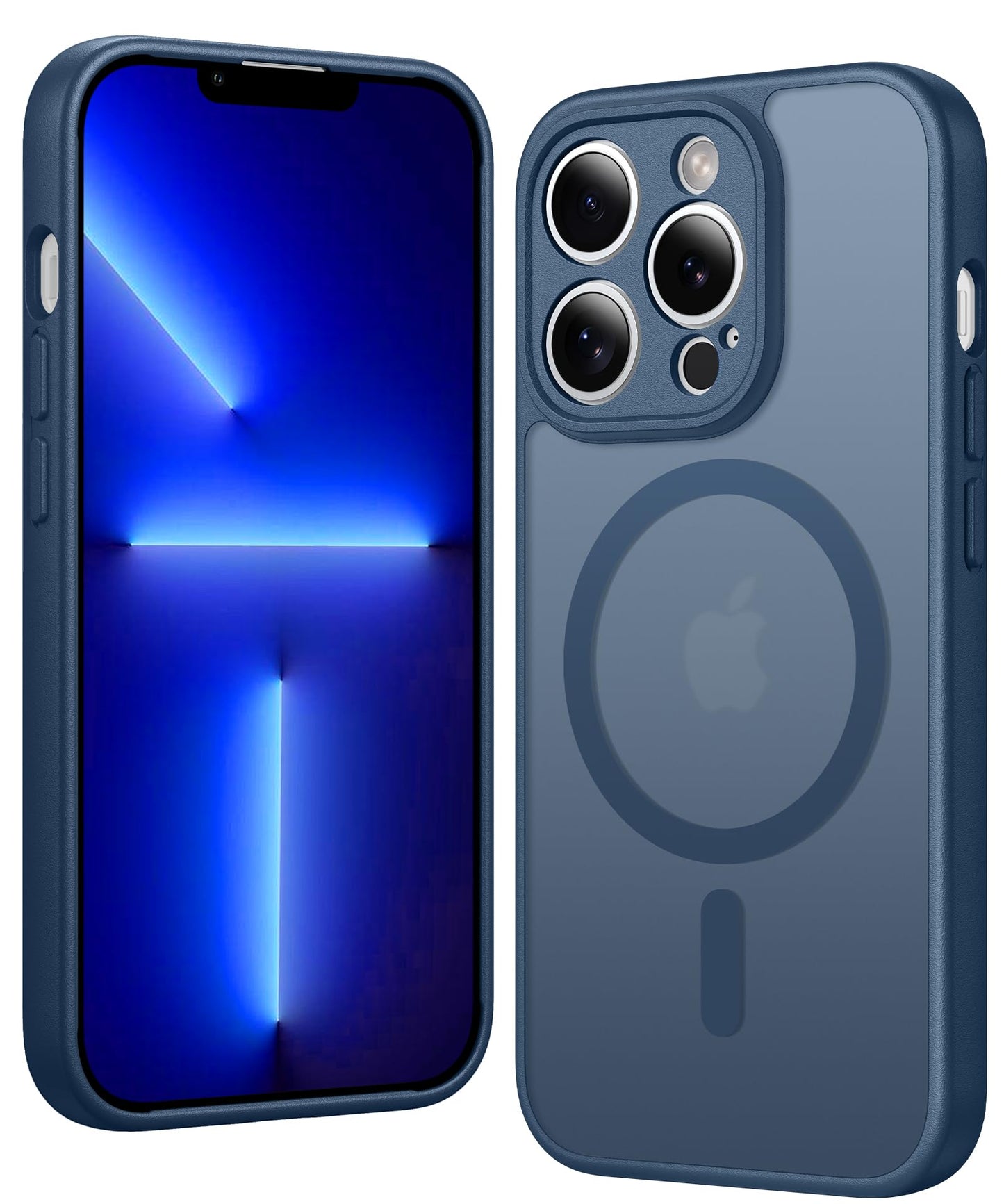 FNTCASE for iPhone 17 Case Clear: Magnetic Phone Cases with Screen Protector Drop Proof Compatible with Magsafe Slim Anti Yellowing Rugged Shockproof Protective Transparent Cell Cover (A-Clear)