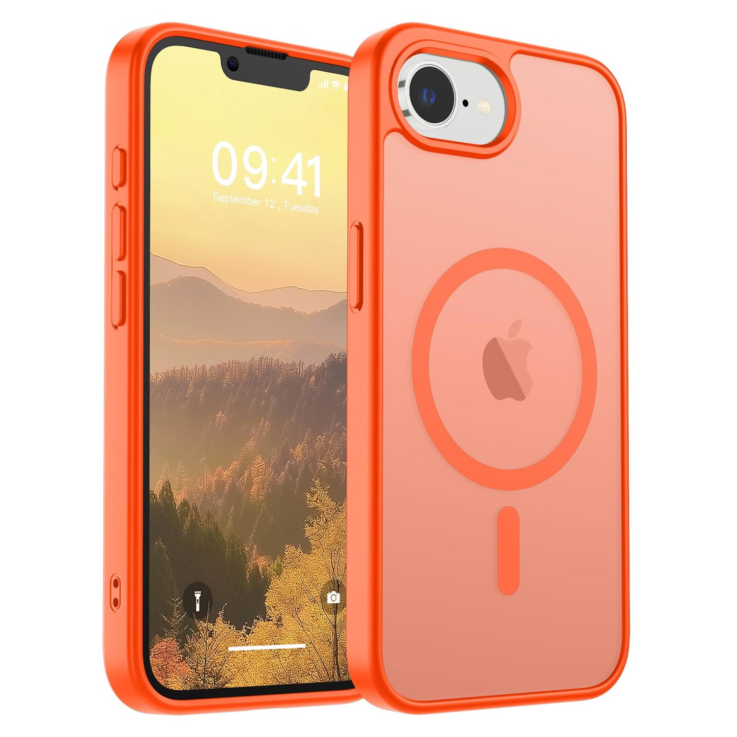 SUPFINE Magnetic for iPhone 17 Case (Compatible with MagSafe)(Military Grade Drop Protection) Translucent Matte Shockproof with Anti-Fingerprint Phone Cover,Black