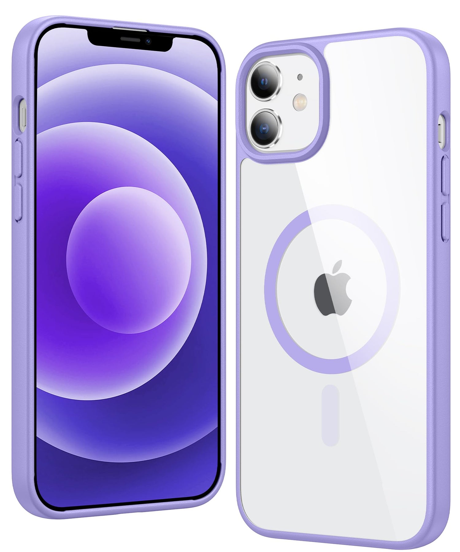 FNTCASE for iPhone 17 Case Clear: Magnetic Phone Cases with Screen Protector Drop Proof Compatible with Magsafe Slim Anti Yellowing Rugged Shockproof Protective Transparent Cell Cover (A-Clear)