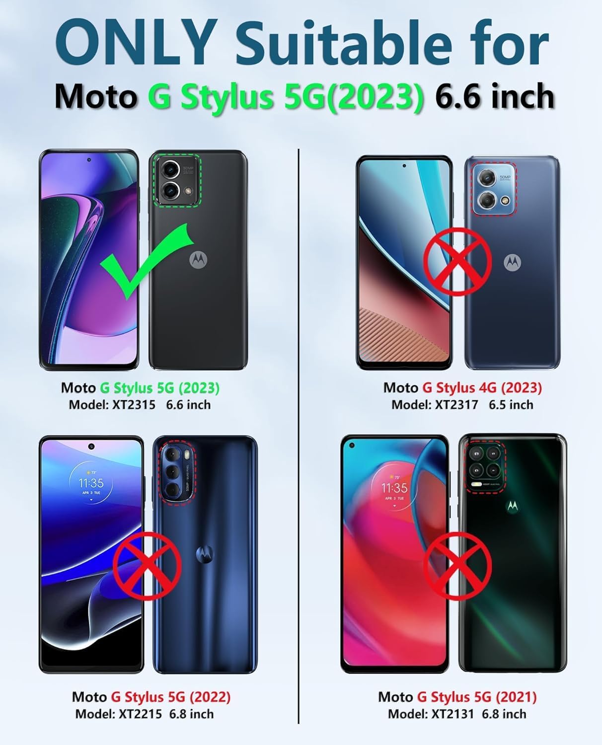 LeYi for Moto G Stylus 5G 2023 Phone Case: with Tempered Glass Screen Protector [2 Pack] 360° Rotatable Ring Holder Magnetic Kickstand, Plating Rose Gold Edge Motorola G Stylus 5G 2023 Case, Pink