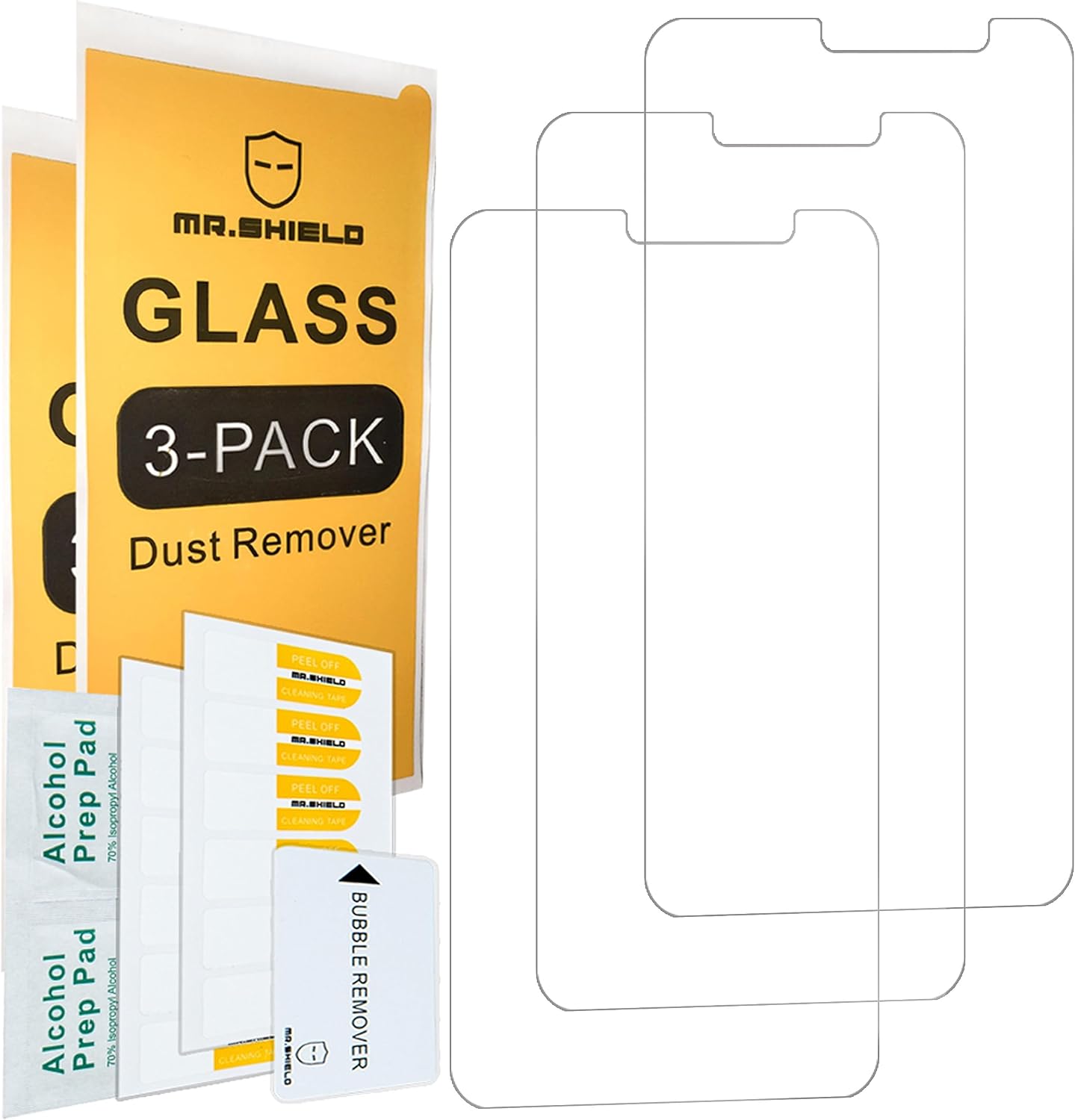 Mr.Shield 3-Pack Tempered Glass Screen Protector for TCL K11