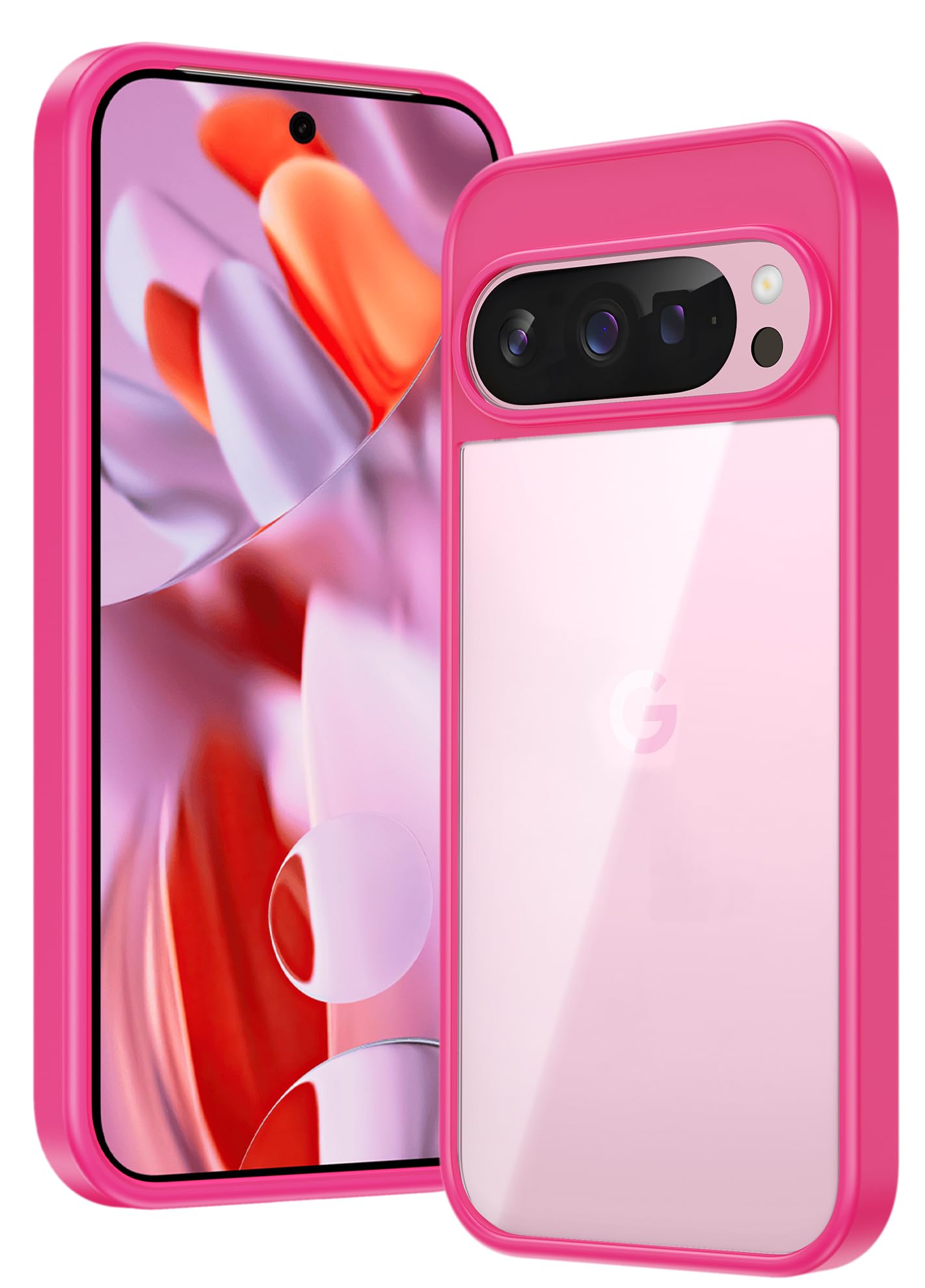 FNTCASE for Motorola Moto G-Power-5G-2026 Case: for Moto G Power 2025 Case Clear Slim Anti Yellowing Cell Phone Cover - Rugged Shockproof Protective Bumper Transparent Phonecase (Clear Magnetic)
