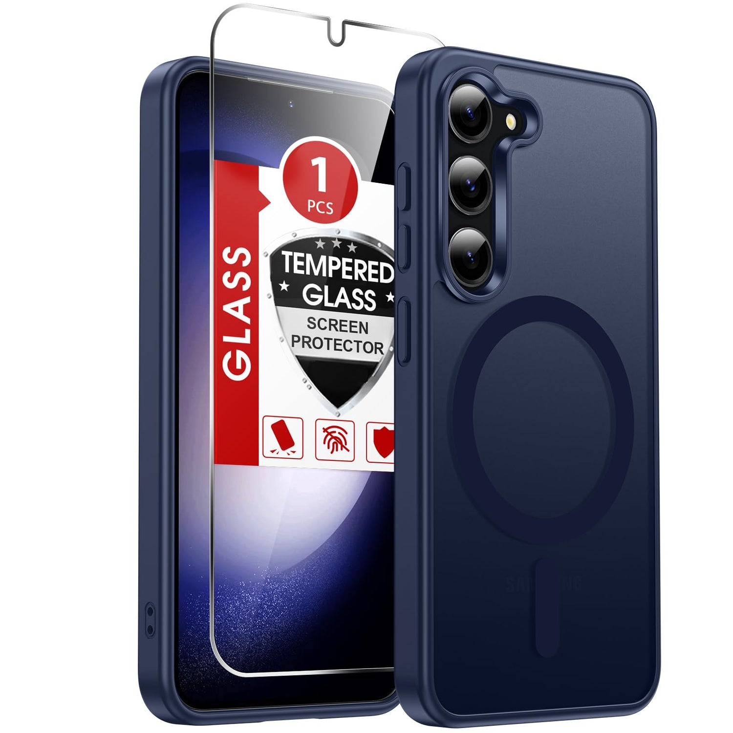 LeYi for Samsung Galaxy A57-5G Phone Case: MagSafe Fit 2 X Screen Protector