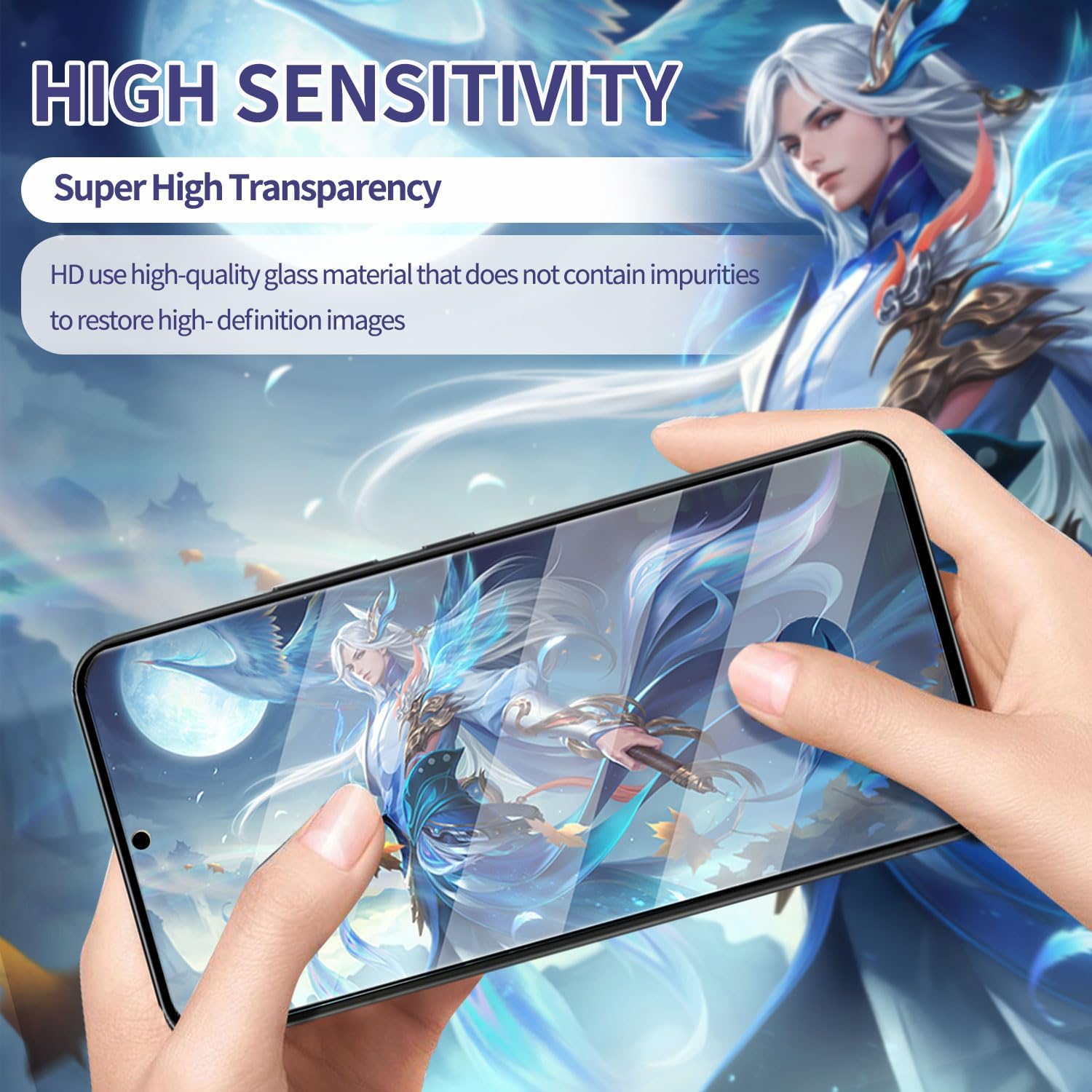 for Samsung Galaxy S21 Ultra Glass Screen Protector + Camera Lens Protector, 9HD Tempered Glass, Case Friendly, Anti Scratch Bubble Free Ultra Resistant