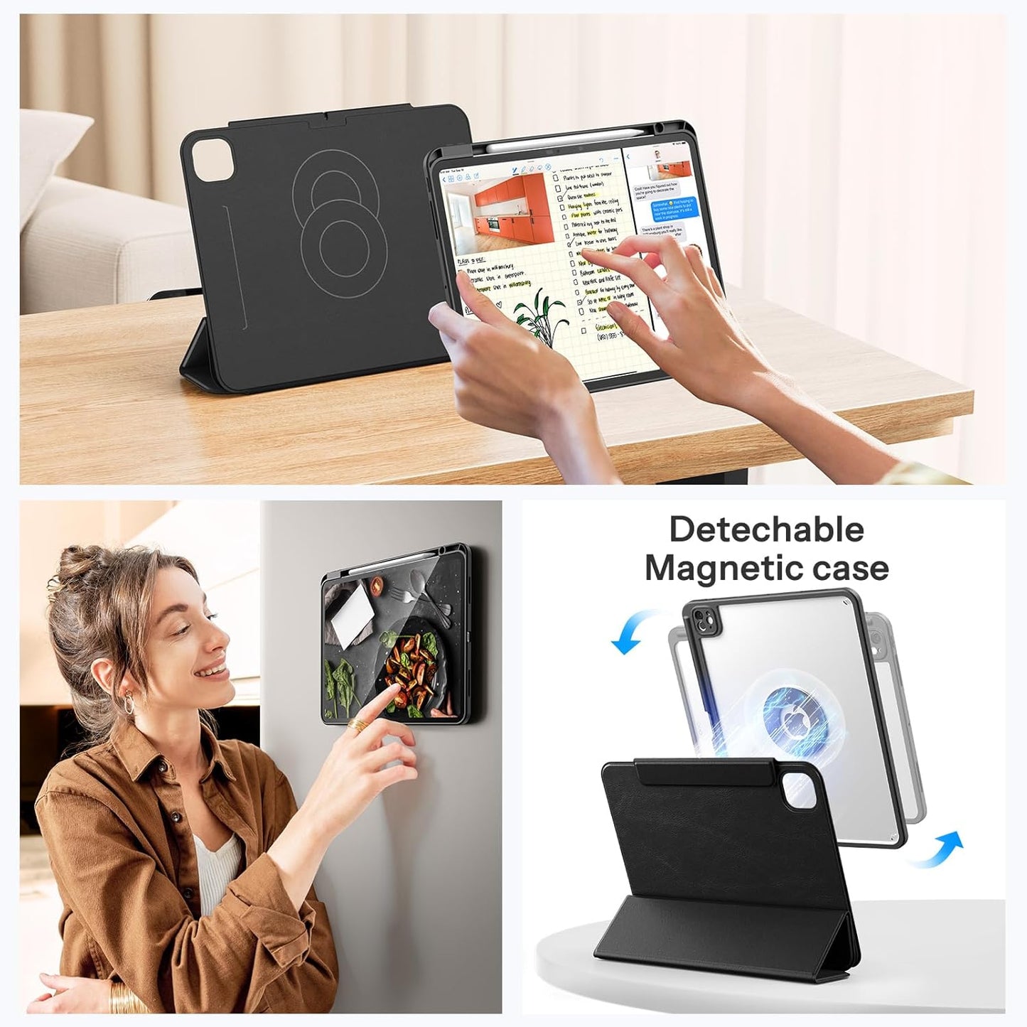 SPARIN Magnetic Case for iPad Pro 13 Inch M5/M4 [2025/2024 8th/7th Gen]