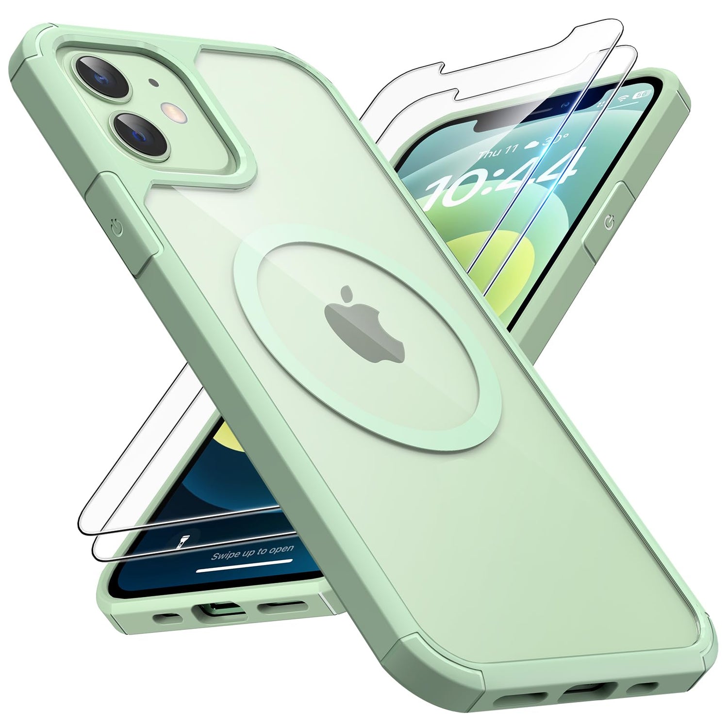 TAURI for iPhone 17 Case, Anti-Yellowing with Screen Protector, Military-Grade Protection Shockproof Slim Phone Case for iPhone 17, Clear