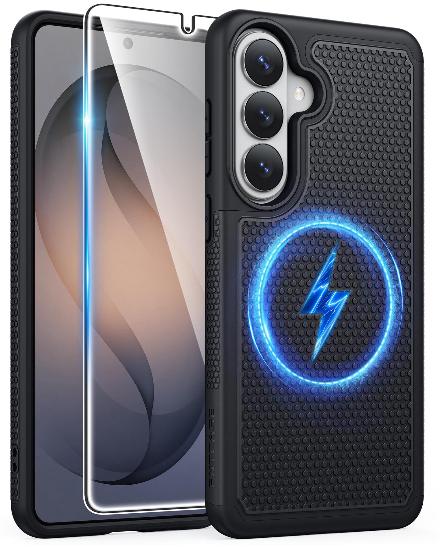 FNTCASE for Motorola Edge 2026 Case: Moto Edge 2026 Case with Screen Protector Non-Slip 14FT Military Grade Drop Protection, Shockproof, Slim Fit, Anti-Scratch TPU Matte Phone Cover (Black)
