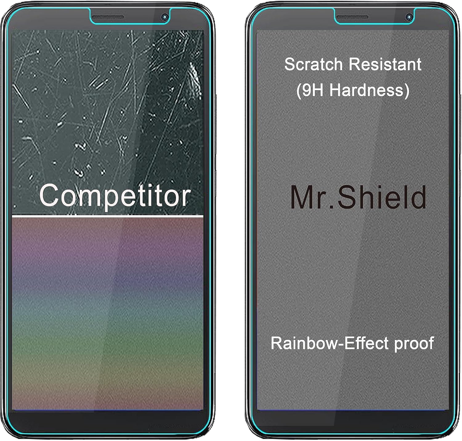 Mr.Shield 3-Pack Tempered Glass Screen Protector for TCL K11