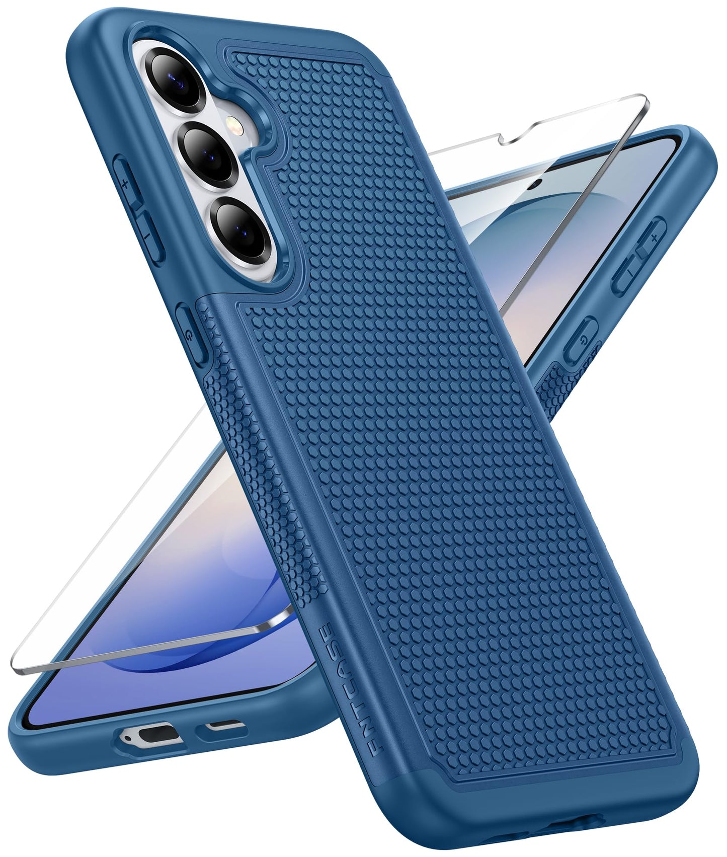 FNTCASE for Motorola Edge 2026 Case: Moto Edge 2026 Case with Screen Protector Non-Slip 14FT Military Grade Drop Protection, Shockproof, Slim Fit, Anti-Scratch TPU Matte Phone Cover (Black)