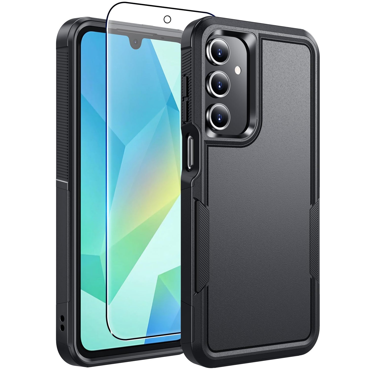 MOZOTER for Samsung Galaxy S25 Ultra Case with Magnetic,[Compatible with MagSafe][12Ft Military Dropproof][2*Screen Protector] Translucent Anti-Slip Back Slim Shockproof Case for S25 Ultra-Black