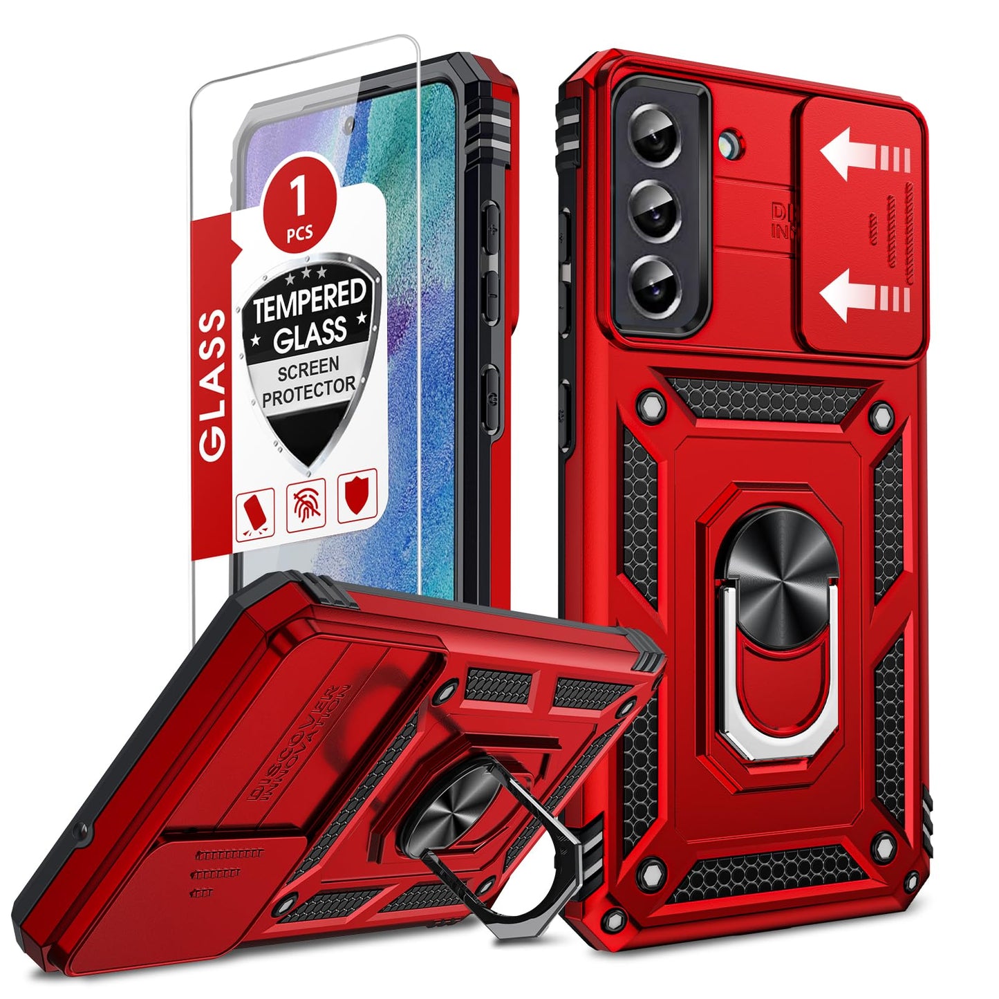 LeYi for Motorola Moto G Stylus 2025-Case: 【𝐍𝐨𝐭 𝐅𝐢𝐭 𝐌𝐨𝐭𝐨 𝐆 𝟐𝟎𝟐𝟓】Moto G Stylus 2026 Case 5G, Slide Camera Cover Screen Protector, Tough Armor Android Unlocked Phone Magnetic Stand, Black