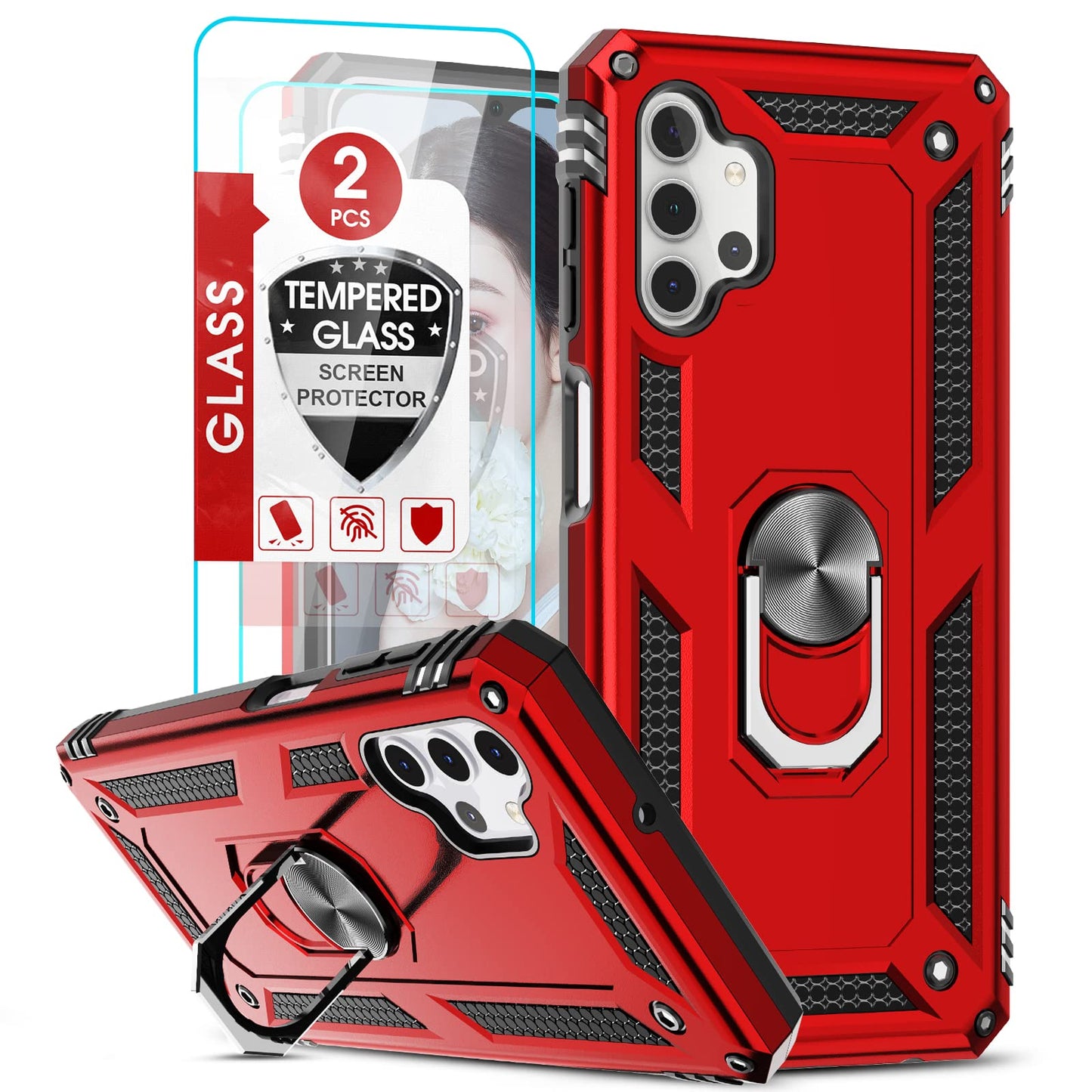 LeYi for Motorola Moto G Stylus 2025-Case: 【𝐍𝐨𝐭 𝐅𝐢𝐭 𝐌𝐨𝐭𝐨 𝐆 𝟐𝟎𝟐𝟓】Moto G Stylus 2026 Case 5G, Slide Camera Cover Screen Protector, Tough Armor Android Unlocked Phone Magnetic Stand, Black