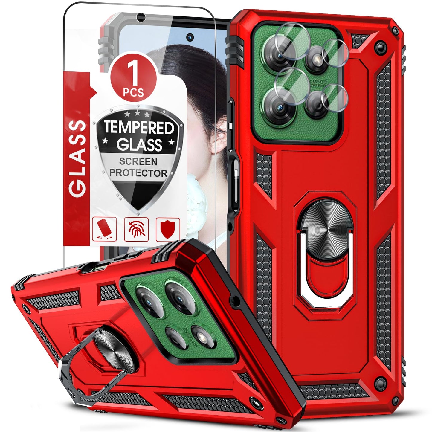 LeYi for Motorola Moto G Stylus 2025-Case: 【𝐍𝐨𝐭 𝐅𝐢𝐭 𝐌𝐨𝐭𝐨 𝐆 𝟐𝟎𝟐𝟓】Moto G Stylus 2026 Case 5G, Slide Camera Cover Screen Protector, Tough Armor Android Unlocked Phone Magnetic Stand, Black
