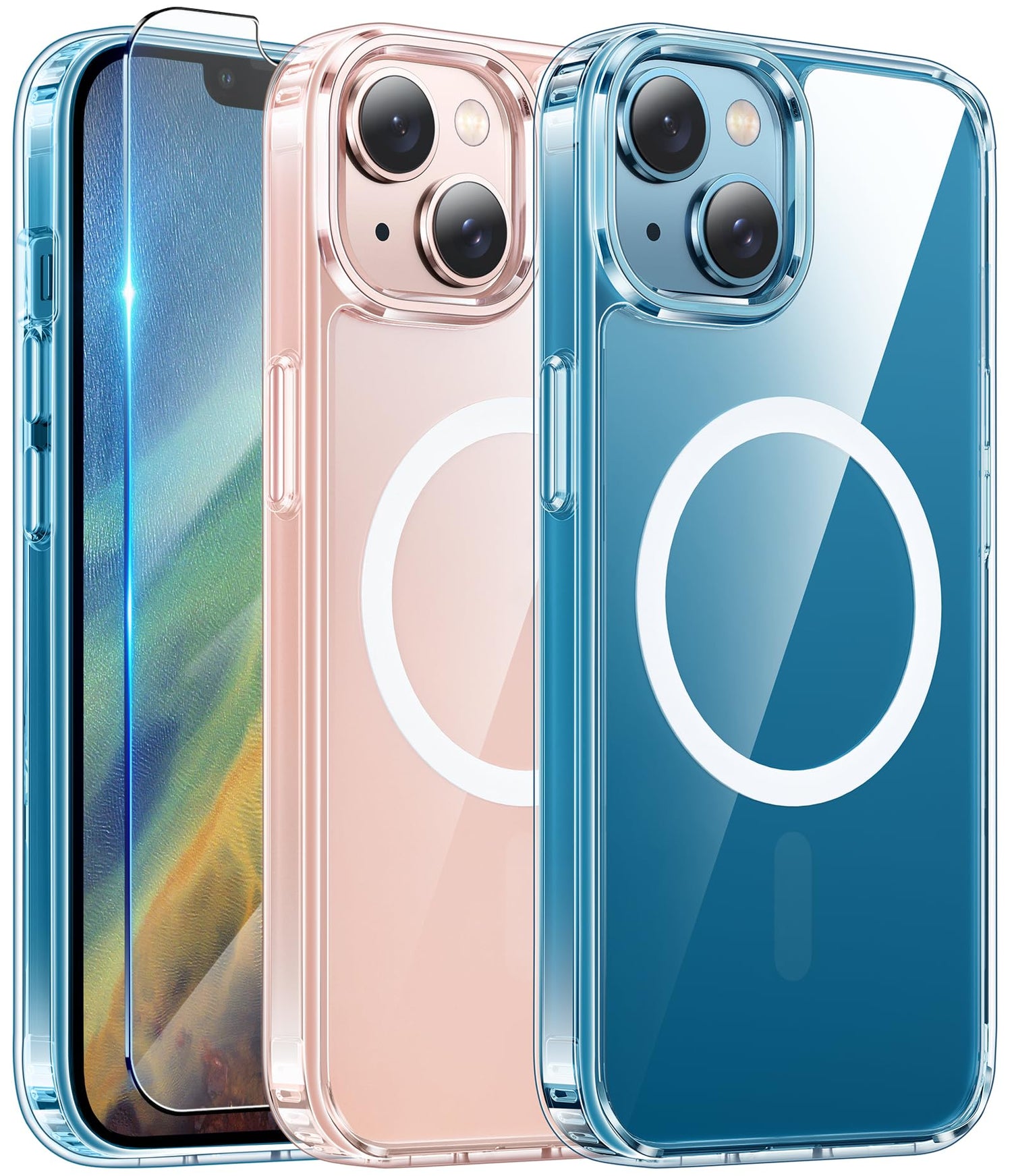 FNTCASE for Motorola Moto G-Power-5G-2026 Case: for Moto G Power 2025 Case Clear Slim Anti Yellowing Cell Phone Cover - Rugged Shockproof Protective Bumper Transparent Phonecase (Clear Magnetic)