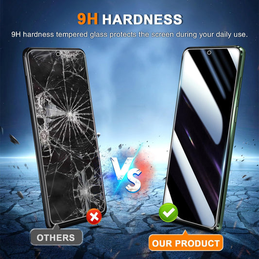 [3-Pack Privacy Screen Protector for Motorola Moto G Power 5G 2025 Tempered Glass, Bubble Free, Easy to Install, 9H Hardness