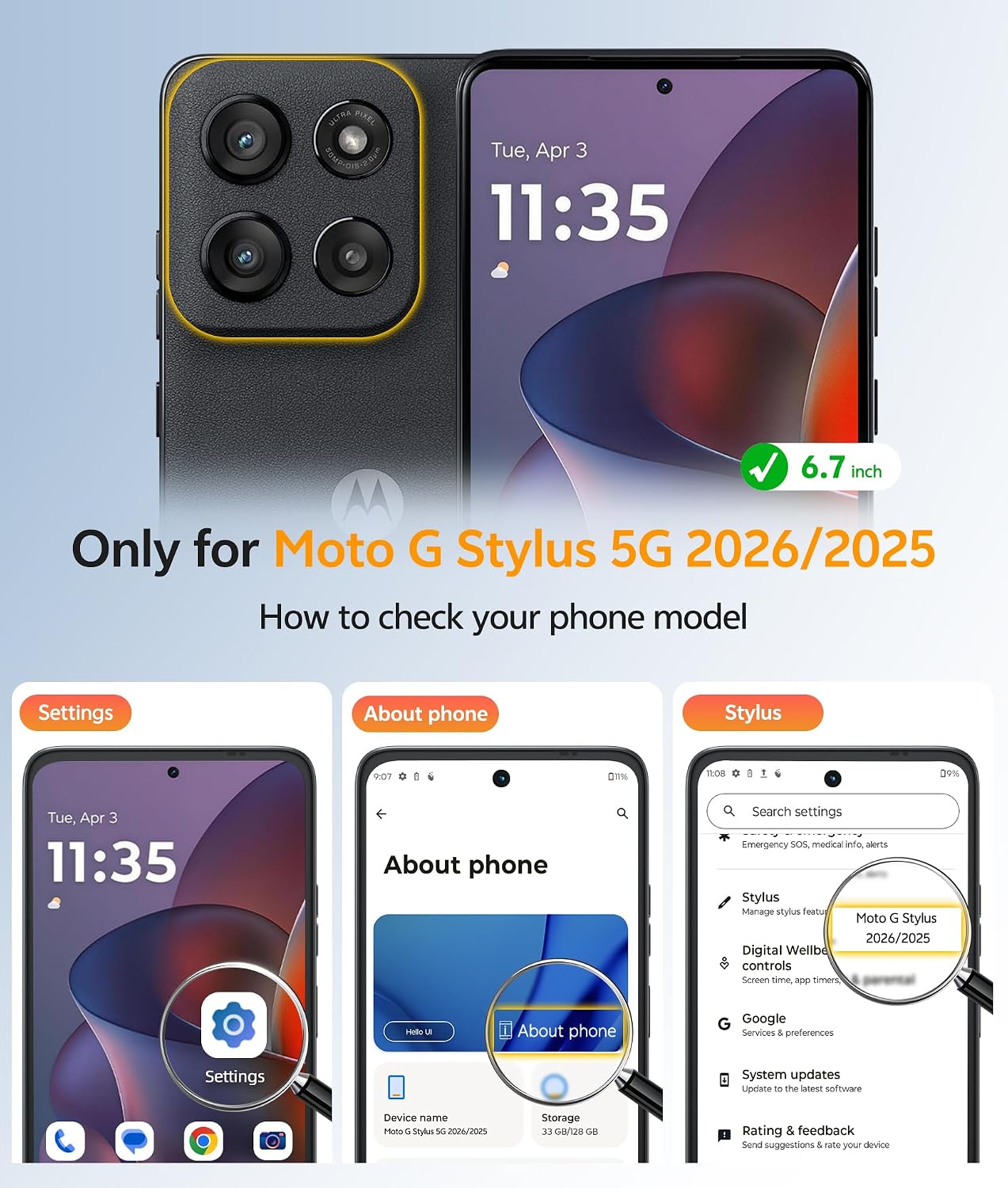 FNTCASE for Moto G Stylus 5G 2026 Case: Motorola G Stylus 2025 Case [Compatible with Magsafe] Translucent Matte Cases with [Screen Protector] Military Grade Shockproof Protective Phone Cover
