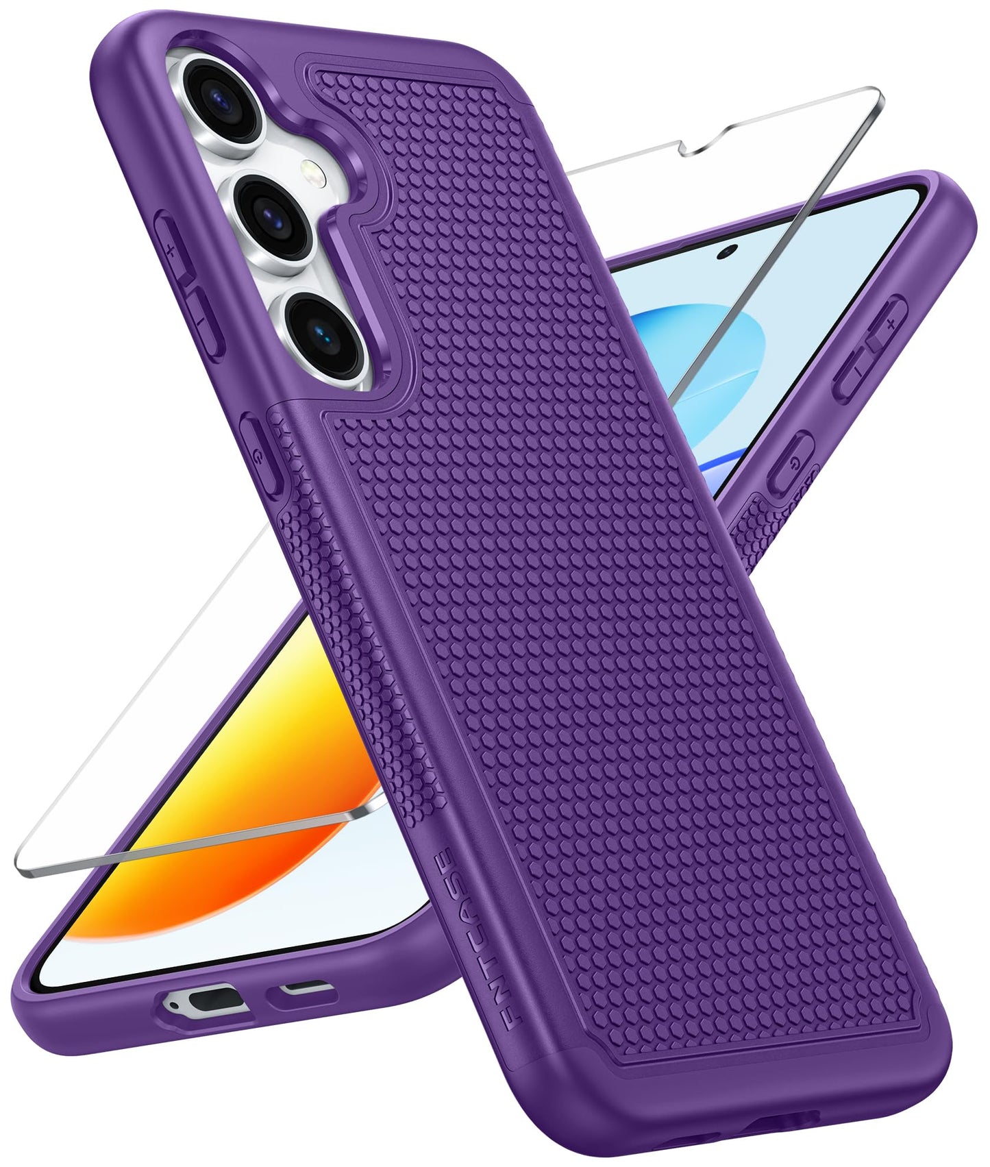 FNTCASE for Motorola Edge 2026 Case: Moto Edge 2026 Case with Screen Protector Non-Slip 14FT Military Grade Drop Protection, Shockproof, Slim Fit, Anti-Scratch TPU Matte Phone Cover (Black)