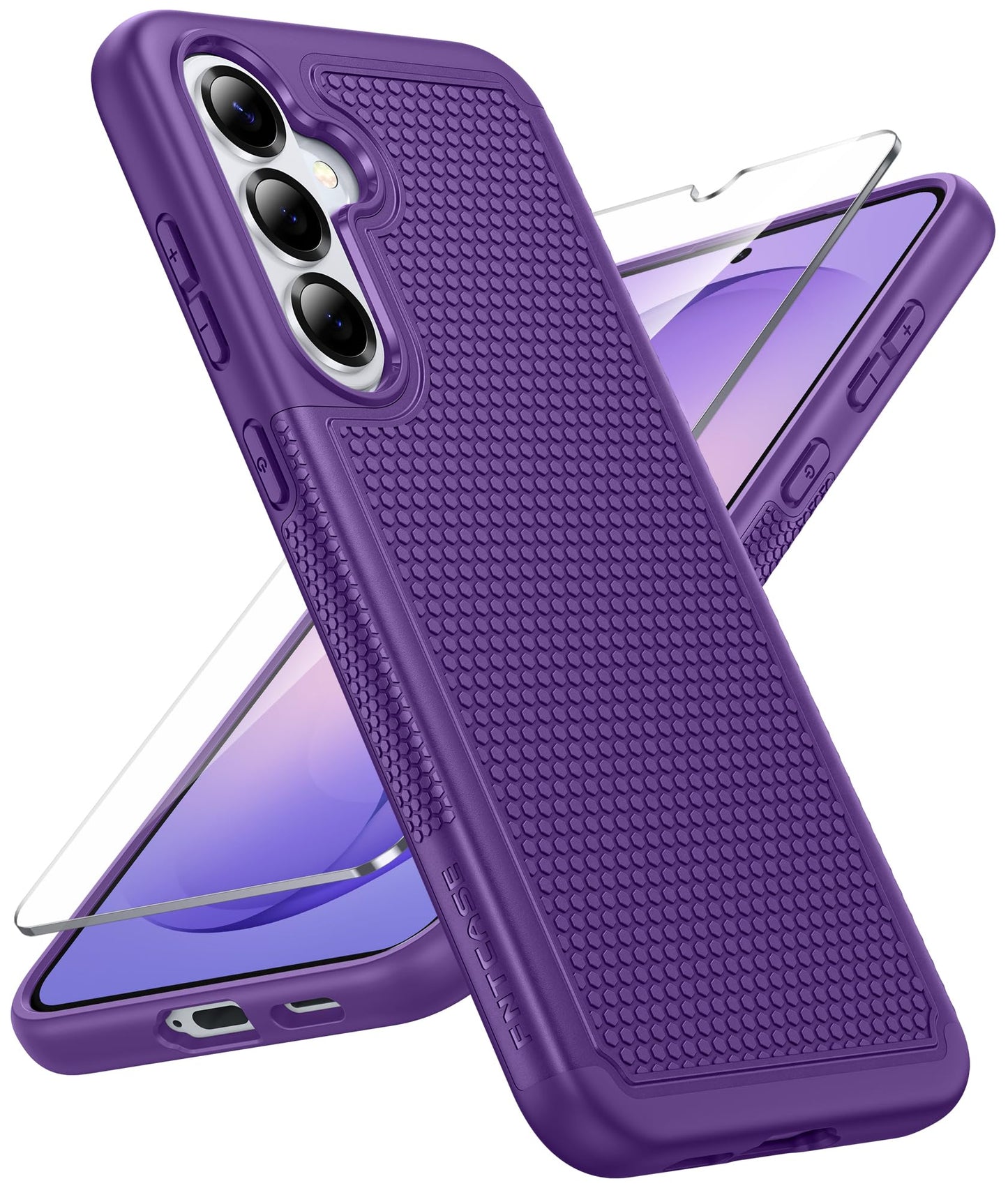 FNTCASE for Motorola Edge 2026 Case: Moto Edge 2026 Case with Screen Protector Non-Slip 14FT Military Grade Drop Protection, Shockproof, Slim Fit, Anti-Scratch TPU Matte Phone Cover (Black)