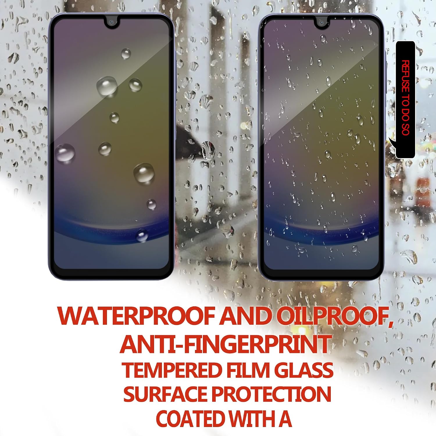 3Pack Privacy Screen Protector For Samsung Galaxy A25 5G Anti Spy Private Tempered Glass Film