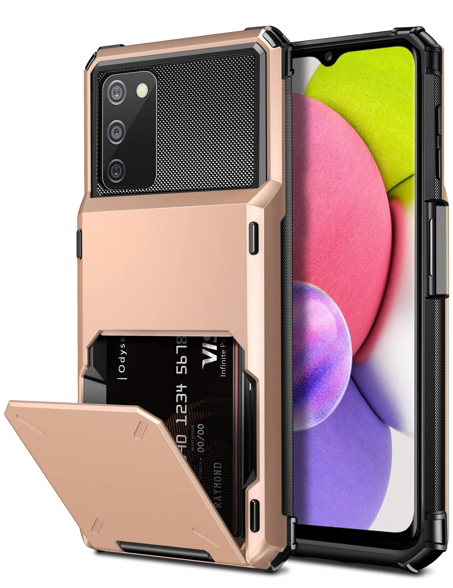 Vofolen for Moto G Power 2025/2026 Case Wallet with Card Holder Dual Layer Heavy Duty Shockproof Protective Hidden Flip 4-Card Slots Phone Cover for Motorola Moto G Power 5G 2025/2026 Women Men Black
