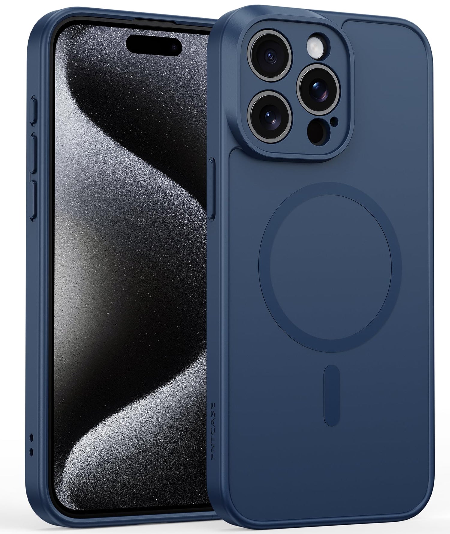 FNTCASE for iPhone 17 Case Clear: Magnetic Phone Cases with Screen Protector Drop Proof Compatible with Magsafe Slim Anti Yellowing Rugged Shockproof Protective Transparent Cell Cover (A-Clear)