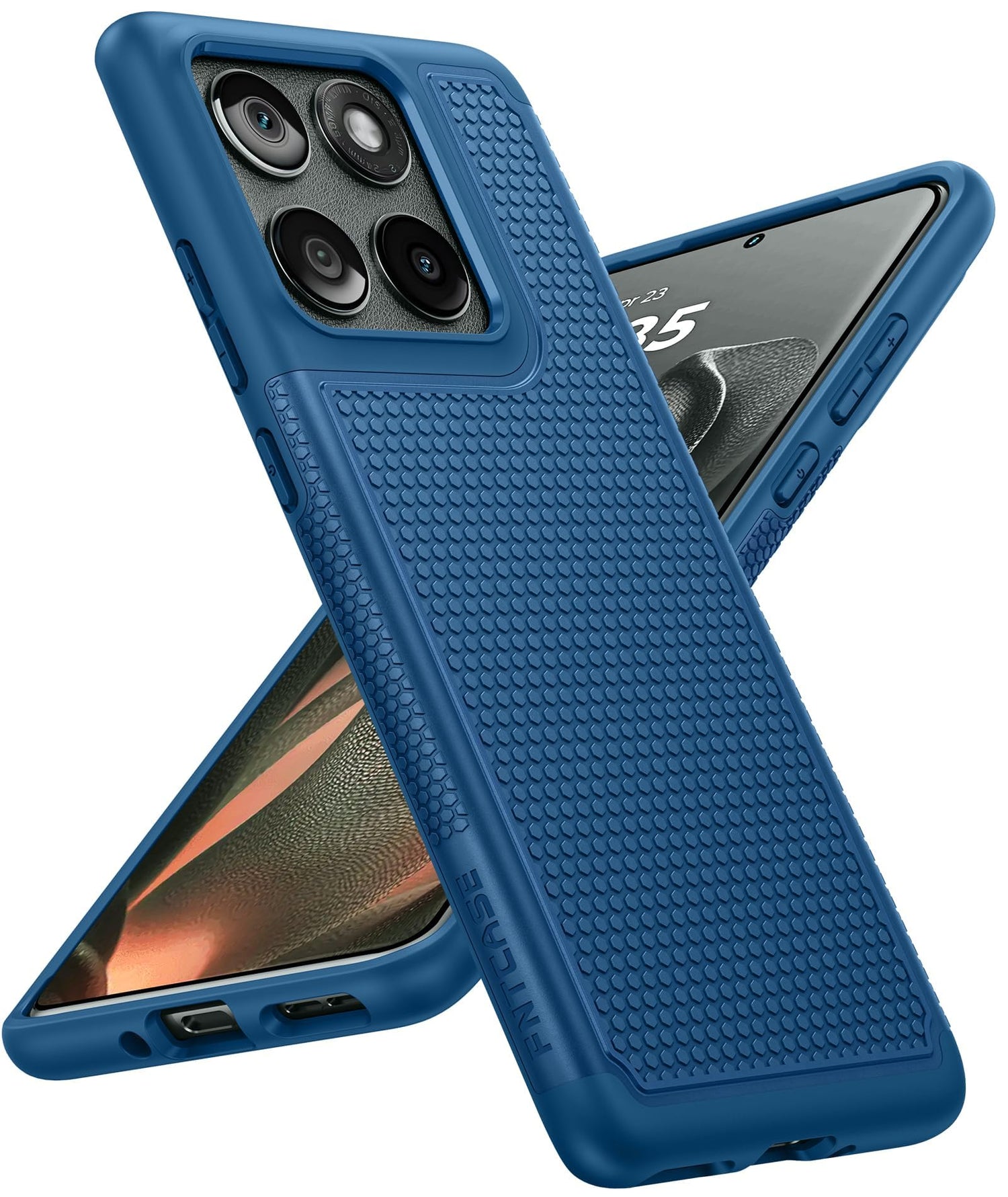 FNTCASE for Motorola Edge 2026 Case: Moto Edge 2026 Case with Screen Protector Non-Slip 14FT Military Grade Drop Protection, Shockproof, Slim Fit, Anti-Scratch TPU Matte Phone Cover (Black)