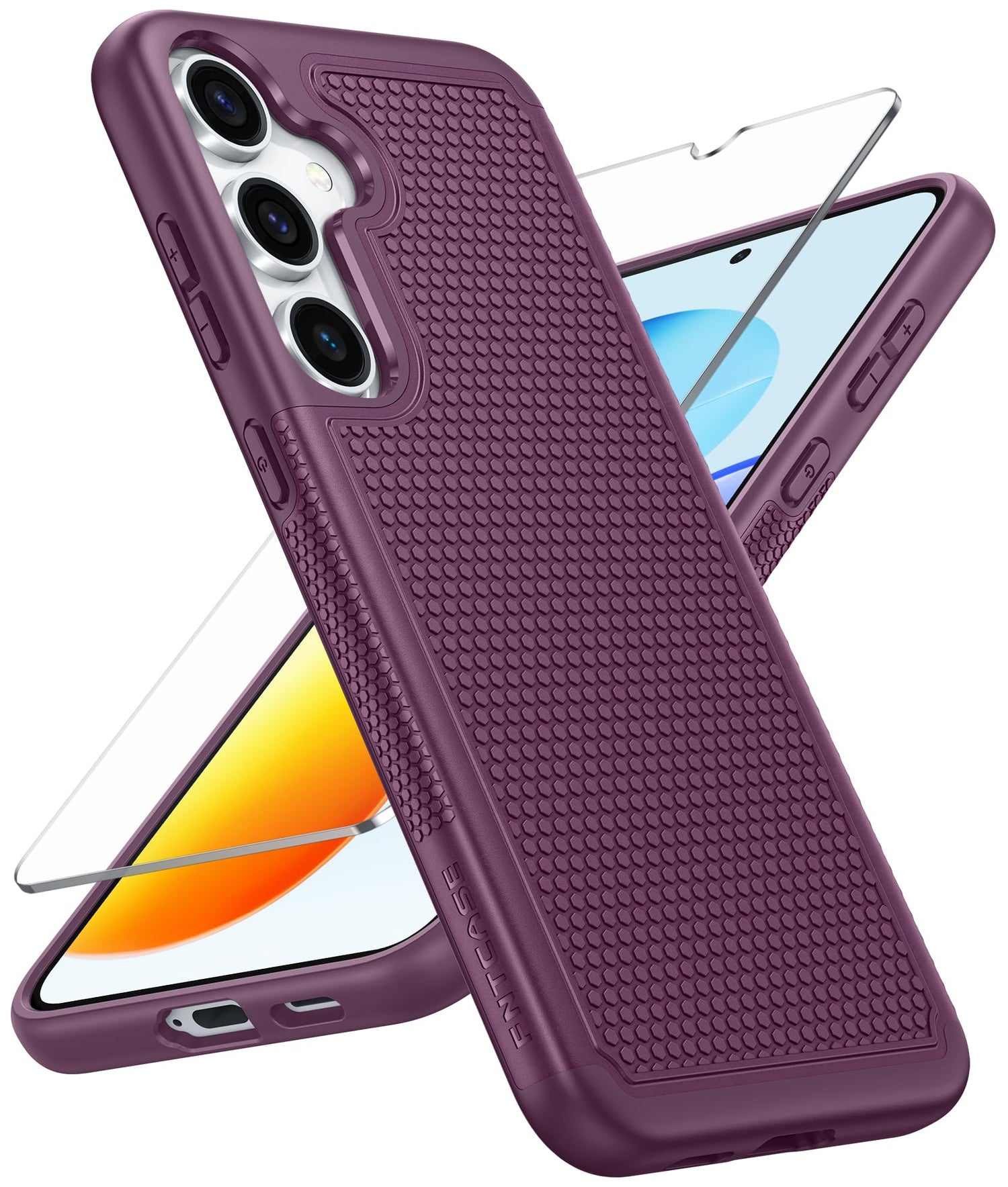 FNTCASE for Motorola Edge 2026 Case: Moto Edge 2026 Case with Screen Protector Non-Slip 14FT Military Grade Drop Protection, Shockproof, Slim Fit, Anti-Scratch TPU Matte Phone Cover (Black)