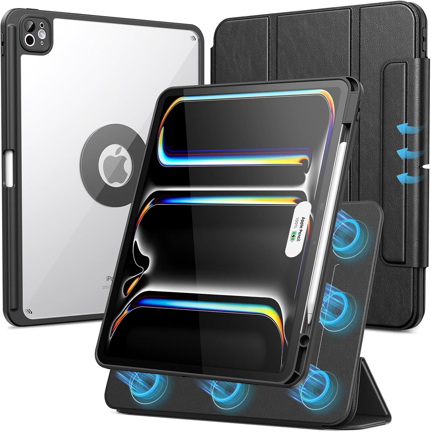 SPARIN Magnetic Case for iPad Pro 13 Inch M5/M4 [2025/2024 8th/7th Gen]