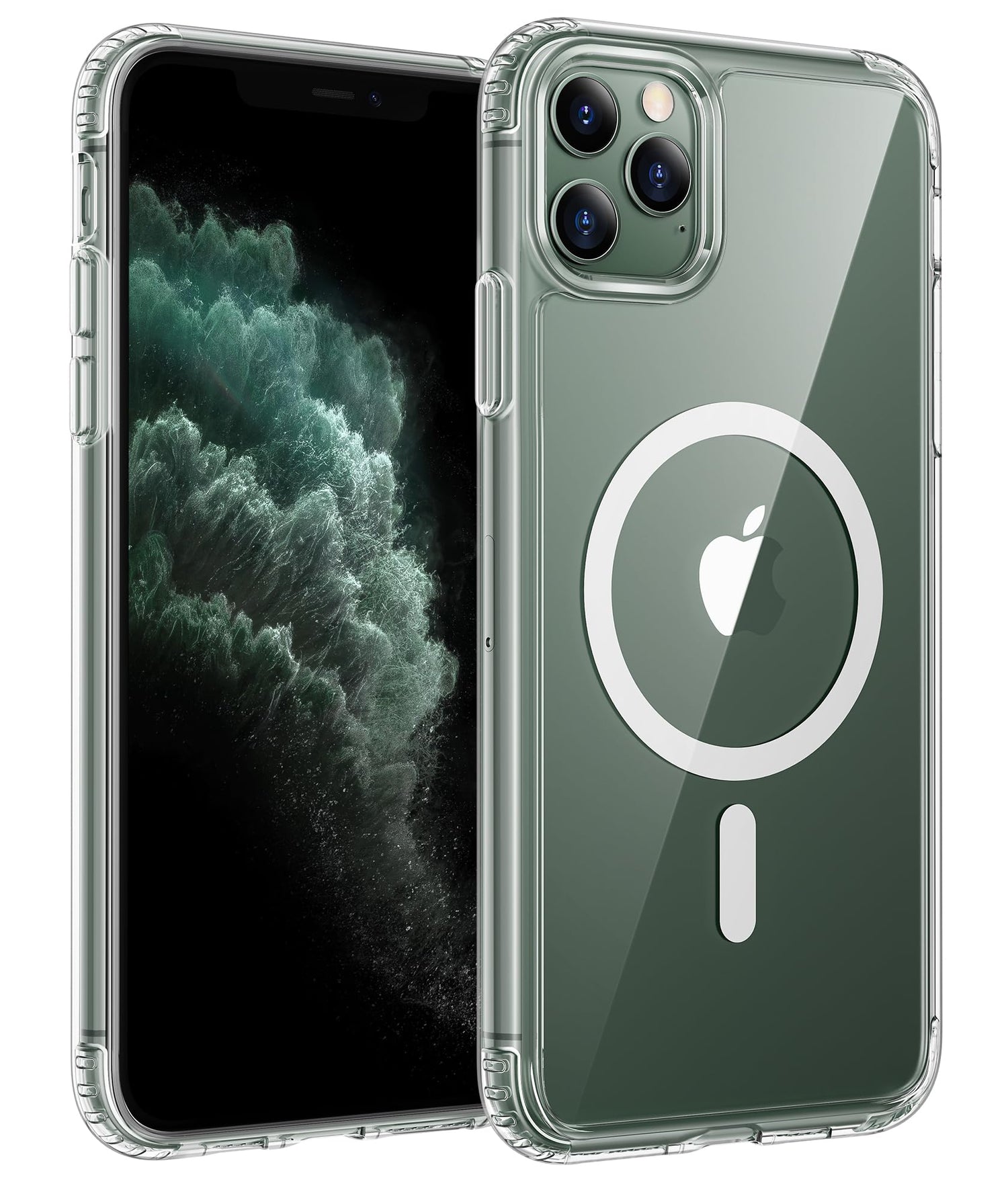 FNTCASE for Motorola Edge 2026 Magnetic Case: [Compatible with Magsafe] Translucent Matte Cases with [Screen Protector] Military Grade Shockproof Protective Phone Cover(6.5 inch/Black)