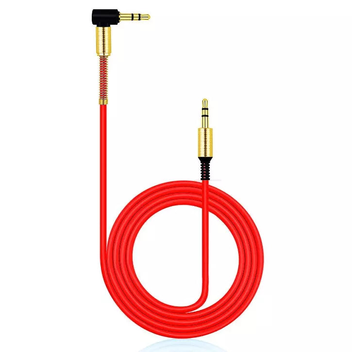 Panda Red Aux Audio Cable 3.5mm to 3.5mm Model:T101 3FT