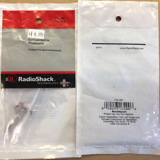 RADIO SHACK CADIUM-SULFIED PHOTOCELLS (PK. OF 5)