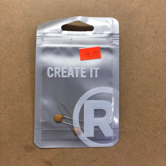 RADIOSHACK 0.01uF 500V 20% HI-Q CERAMIC DISC CAPACITOR (PK OF 2)