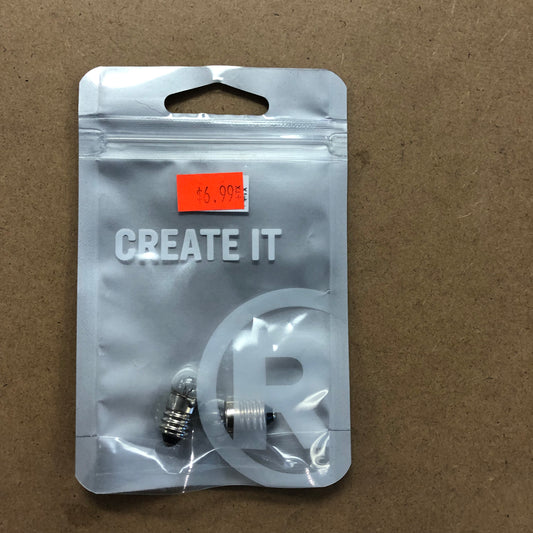 RADIOSHACK INCANDESCENT FLASHLIGHT BULB 14.4V 100mA (PK OF 2)