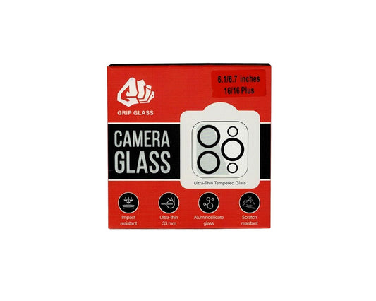 Grip Glass - Tempered Glass Camera Protector for iPhone 16 / 16 Plus