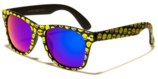 Emoji Print Classic Kids Sunglasses