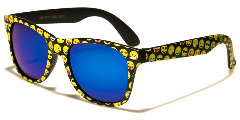 Emoji Print Classic Kids Sunglasses