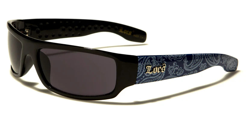 Locs Bandana Pattern Men's Wholesale Sunglasses