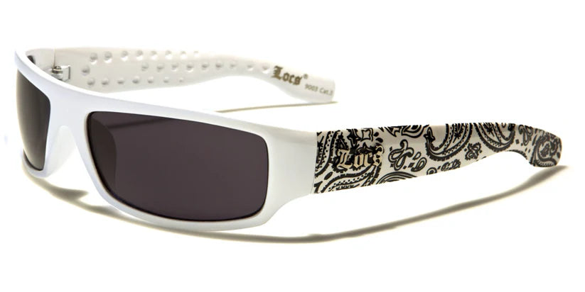 Locs Bandana Pattern Men's Wholesale Sunglasses