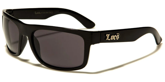 Locs Oval Men's Sunglasses - LOC91063-BK
