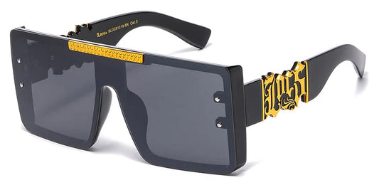 Locs Squared Shield Men's Sunglasses