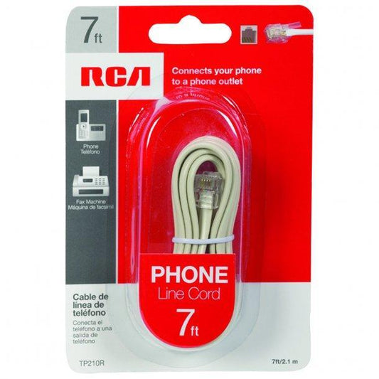 RCA Phone Line Cord, 7ft
