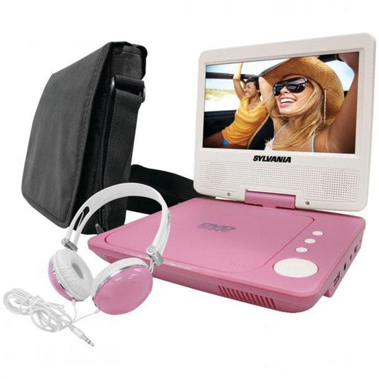 SYLVANIA's 7-in. Swivel-Screen Portable DVD Player