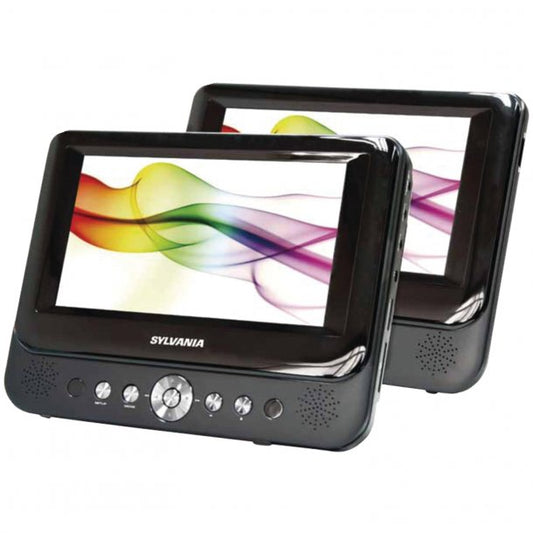 SYLVANIA 9" Dual-Screen Portable DVD Player